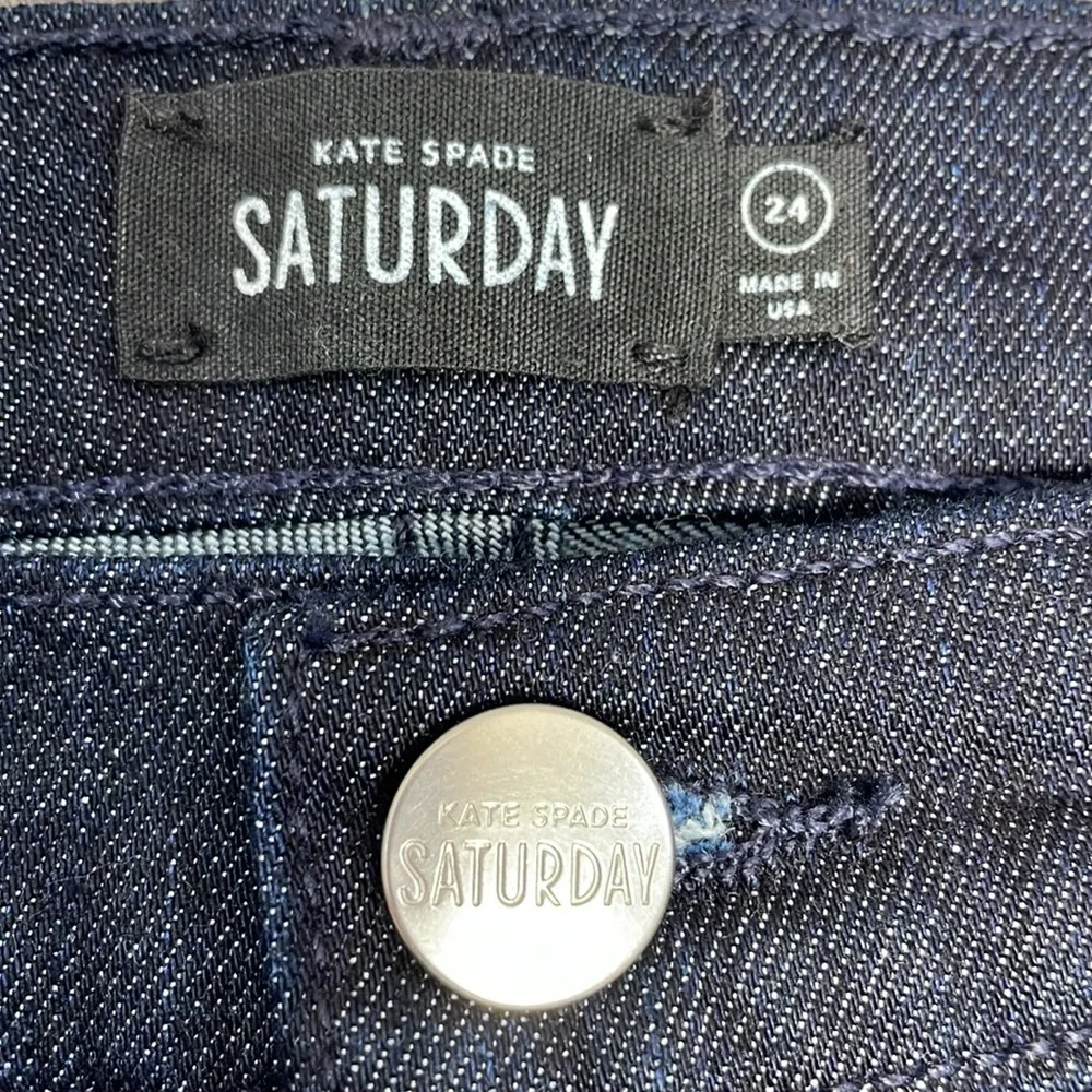 NWT Kate Spade Saturday Skinny Jeans Dark Wash Denim 24